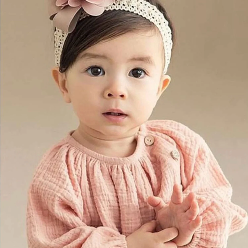 🆕1pc Pink Flower Decor Headband For Girls 
One Size - Picture 3 of 3